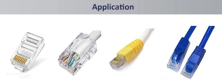 Rj45 LANケーブル圧着機、クリスタルヘッドプレス端子機、電話線端子圧着機のサンプル