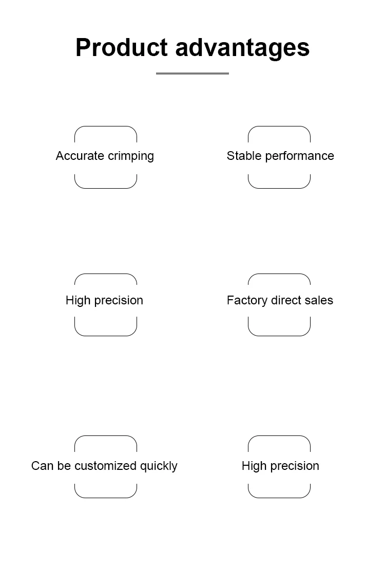 Customized crimping mold, wire crimping machine die, Six side mold, change for the terminal machine カスタマイズされた圧着金型、ワイヤー圧着機ダイ、6面金型、端子機の変更用