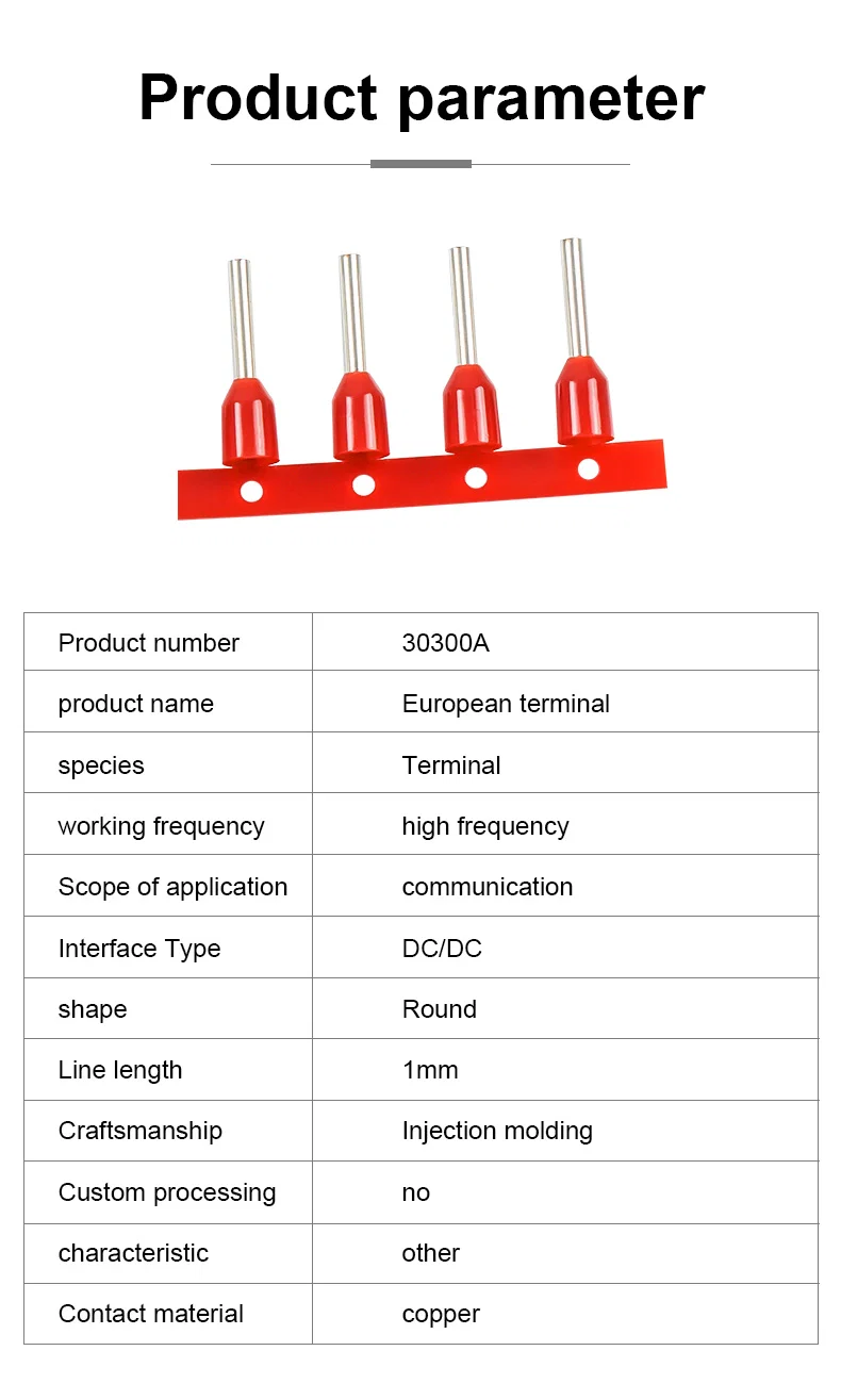 Copper Non-insulating sheath fork terminals, brass nickel steel spade connector PH VH JST terminal, Copper Terminal