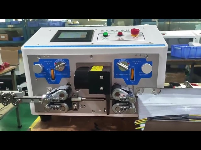 7mm 8芯マルチコアケーブル自動切断・剥線機 | 高速工場自動化