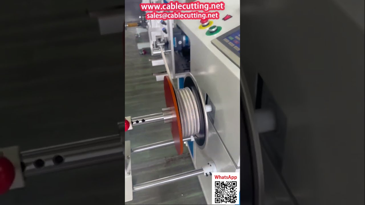 LEDテープや線状製品の自動巻き取り機（長さカウンター付き）