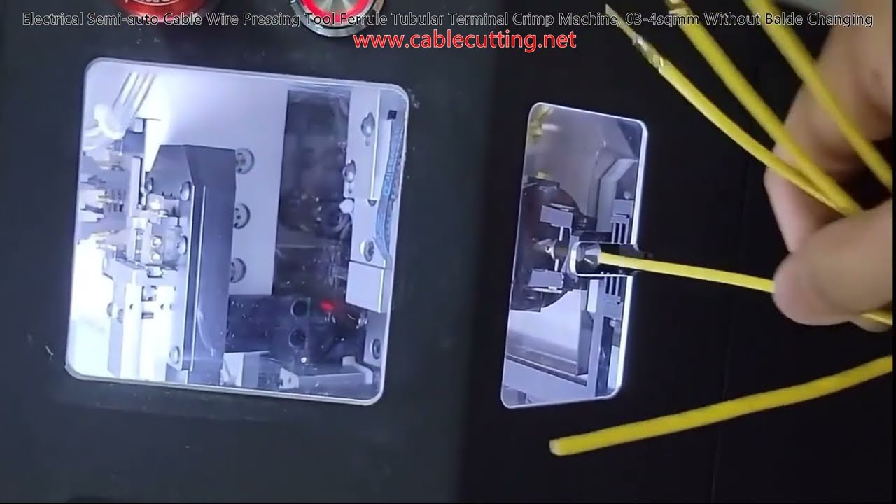 半自動電線圧着工具 | フェルール・チューブ端子圧着機 - 高効率な配線加工