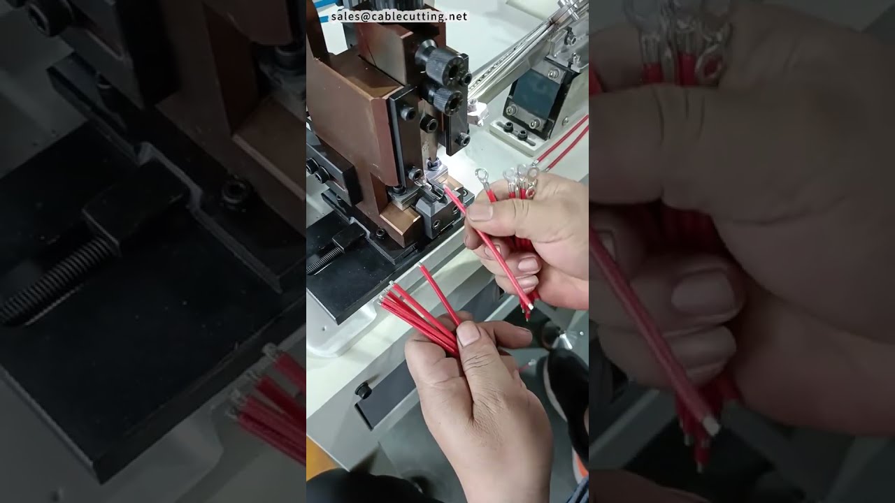 振動フィーダー式端子圧着機で効率アップ #工場 #機械