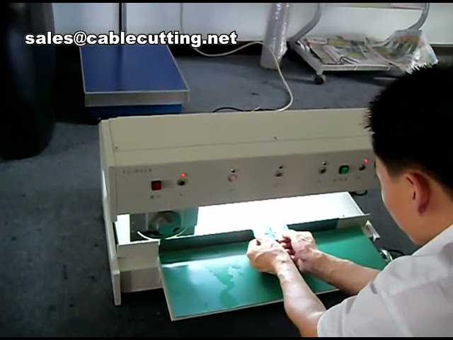 耐久性のあるブレード搭載 VカットPCB分離機 | 基板分離・自動化ラインに最適