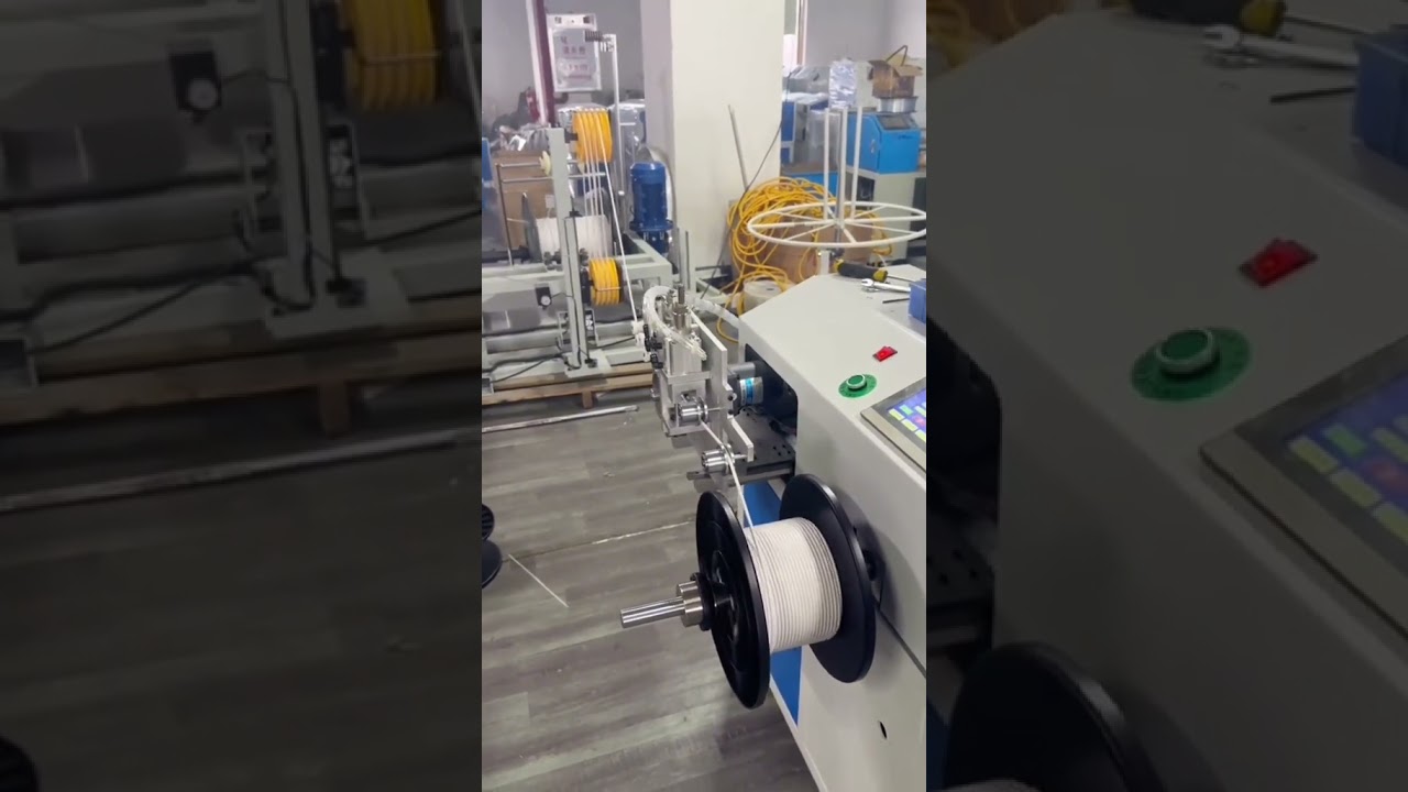 同軸・シールド線用ボビンスプールの精密計量＆美しい巻き取り – ワイヤー加工最適化
