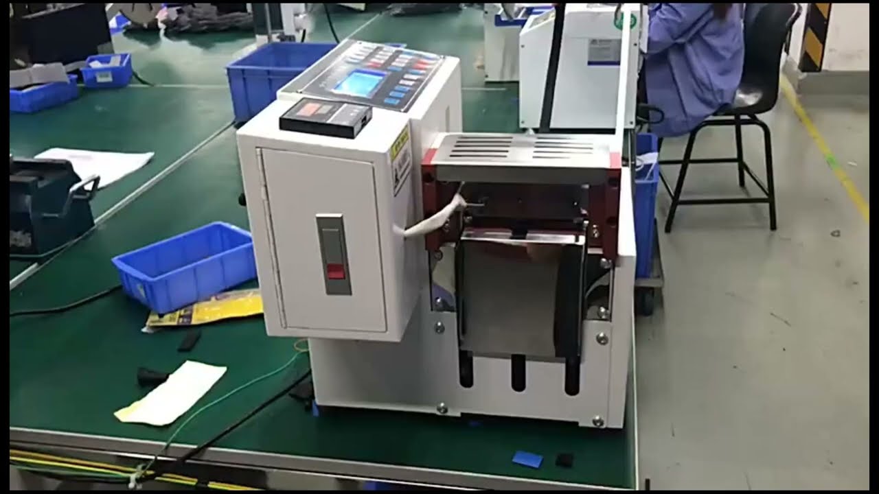自動ホットカッティングマシン | プラスチックベルト・ポリエステルロープ・ナイロンウェビング・チューブ用熱切断機