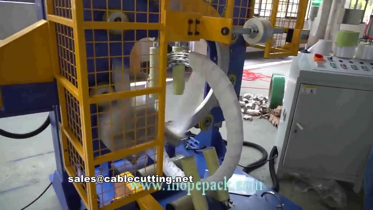 かみそりワイヤー・有刺鉄線用高速自動梱包・巻取機