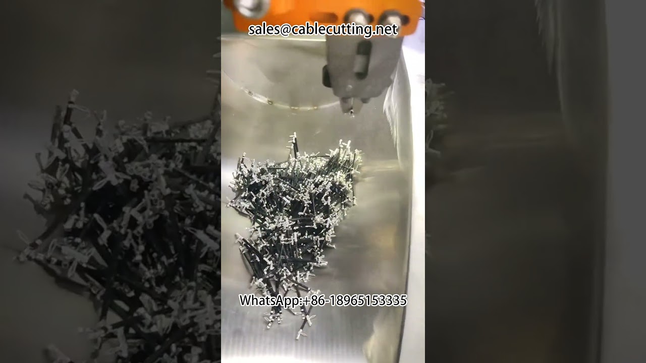 自動両端圧着機｜28mm超短線対応 ハーネス加工自動化設備