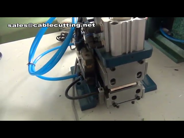 工場自動化を加速！空気式ワイヤー剥線機・皮むき機 (Pneumatic Wire Stripper)