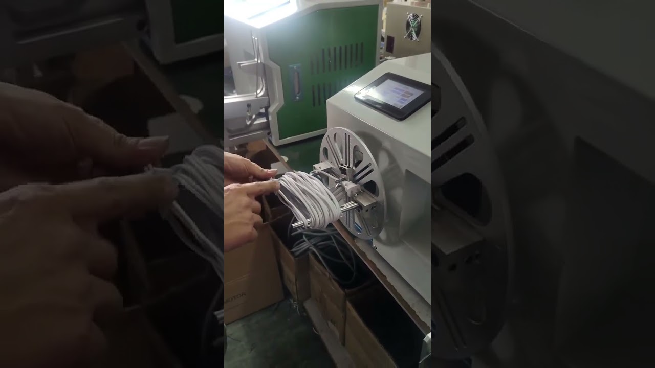 電源コード・ネットワークケーブルを高速・安定巻き取り結束！ラウンド巻き・8の字巻き対応