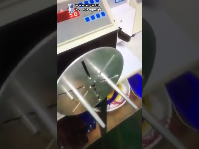 柔軟な半自動コイル巻線機｜より線ヘッドホンケーブル巻き取り機