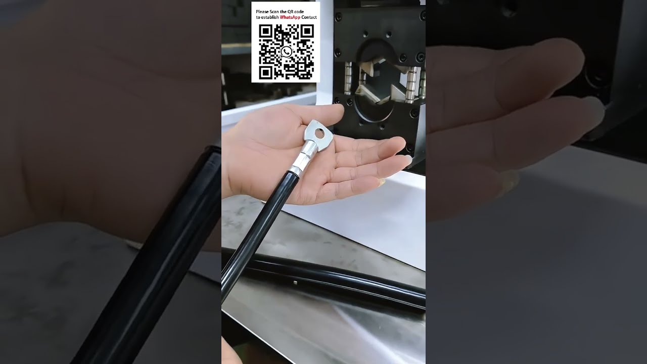 サーボ端子圧着機【六角型アプリケーターダイス搭載】高精度ワイヤー加工