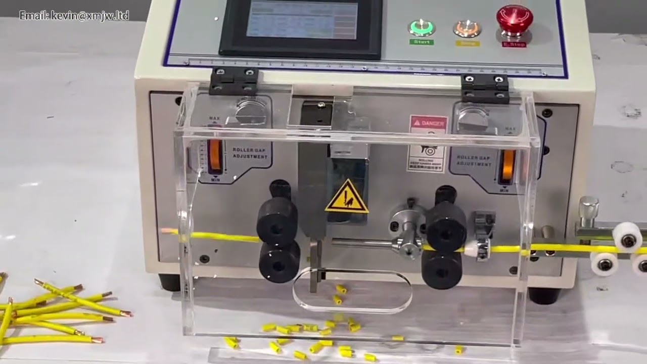タッチスクリーン搭載！最新型 SWT-508E-S 自動電線ストリッピング・切断・圧着機
