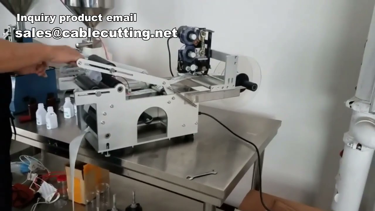 半自動平面ラベリングマシン｜高精度ラベル貼り機【業務用】