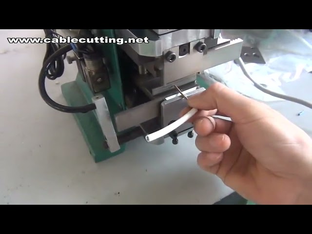 半自動電線剥離機 | ケーブル被覆剥き機 | 電線より線機