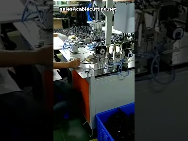 自動ケーブルコイル巻取・結束機 高速生産ライン向け