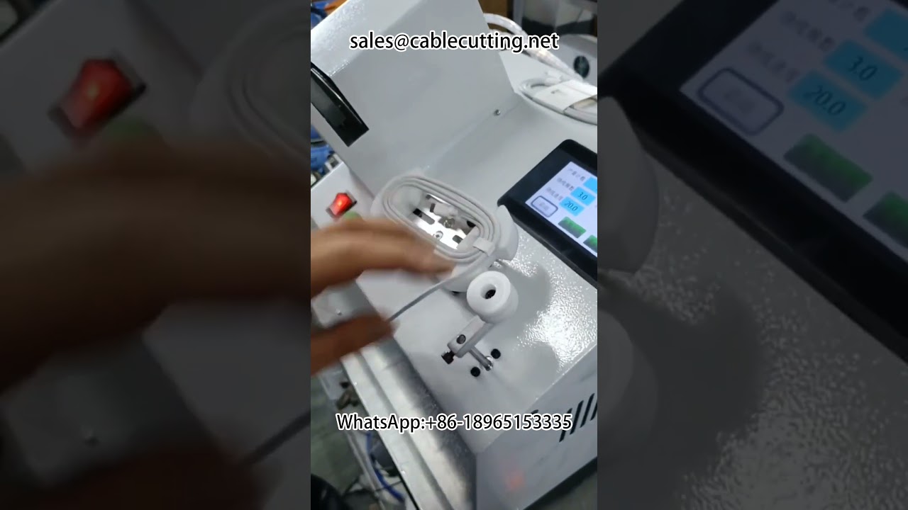 データケーブル＆紙カード巻き取り機｜自動ワイヤーストリッピングマシン｜自動車・DIY向け