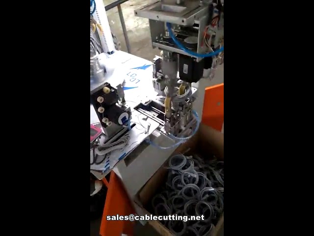 自動電源ケーブル巻き取り・結束機｜ケーブルタイ自動結束機