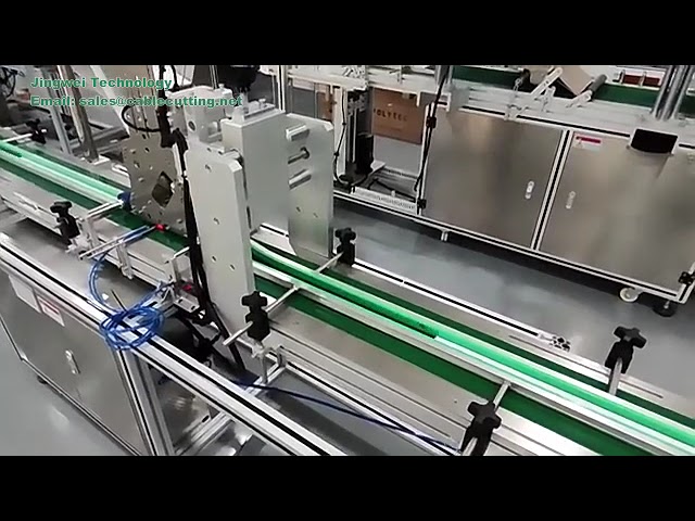 全自動シングルラベル両面テープ貼付機 | 高速・精密な包装自動化